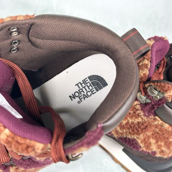The North Face Back To Berkeley IV Boysenberry Leather Women Lace Boot Size 8 - Picture 8 of 9